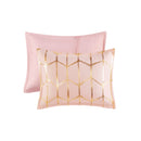 4-Piece Twin/Twin XL 100% Polyester Brushed Printed Comforter Set