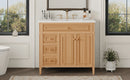 36" Bathroom Vanity with Sink, Solid Wood & MDF Cabinet by HouseOfZazla