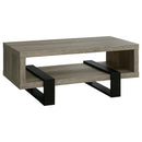 1 Shelf Coffee Table Design And Accents - Gray by HouseOfZazla