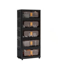 Folding Storage Cabinet With Magnetic Doors And Wheels by HouseOfZazla