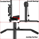 Multi-Functional Weight Bench with Pulley System and Adjustable Backrest