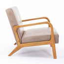 Classic Mid-Century Modern Accent Chairs, Open Framed Armchair With Cushioning by Unique Piece Furniture