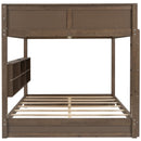 Bunk Bed With Storage Cabinets And USB Ports