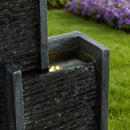 40 Inch Modern Outdoor Water Fountain by HouseOfZazla