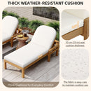 Outdoor Chaise Lounge With 5 Position Adjustable Backrest (Set of 2) by HouseOfZazla