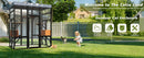 62.6" Solid Wood Pet Enclosure