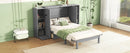 Murphy Bed With Shelves, Drawers And USB Ports by HouseOfZazla