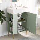 Bathroom Vanity, Combo Cabinet, Bathroom Storage Cabinet, Single Ceramic Sink by Unique Piece Furniture
