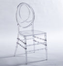 Dining Chair, Plastic Seat, Welding Chair (Set of 4) - Transparent by HouseOfZazla