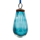 Luster Tear Drop Ornament, Glass Decorative Hanging Christmas Tree Ornaments For Holiday Party Decorations (Set of 12)