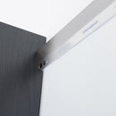 Nova Series - Wall Mounted Utility Storage Garage Cabinet - Dark Gray by HouseOfZazla