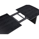 Mason - Removable Extension Leaf Dining Table - Black by HouseOfZazla
