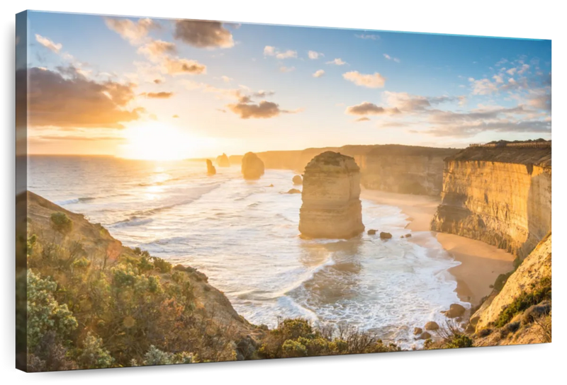 Twelve Apostles Beach Sunrise Wall Art