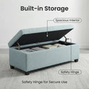 Elegant Tufted Storage Ottoman Bench by HouseOfZazla