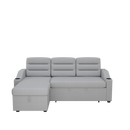 83.5" Convertible Sleeper Combo Sofa, Convertible Sofa Bed Polyester Pullout Bed with Storage Recliner and Cup Holder for Living Room, Tight Spaces