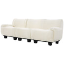 3 Seater Sofa Couch With Curved Armrests by HouseOfZazla