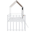 Loft Bed With Roof, Window, Guardrail, Ladder by HouseOfZazla