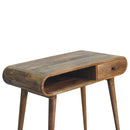 Writing Desk, Curved - Chestnut by Unique Piece Furniture
