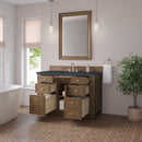 James Martin Bristol 48" Single Bathroom Vanity, Saddle Brown
