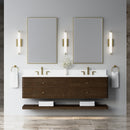 James Martin Allamari 72" Floating Double Bathroom Vanity, Sable