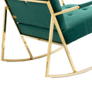 Accent Chair, leisure rocking chair with Stainless steel feet