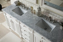 James Martin Bristol 72" Double Bathroom Vanity, Bright White