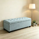 Elegant Tufted Storage Ottoman Bench by HouseOfZazla
