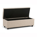 Hamilton - Upholstered Storage Ottoman by Unique Piece Furniture