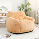 Beanbag Sofa Chair With Armrests Stuffed High Density Foam by Unique Piece Furniture