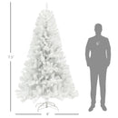 HOMCOM 7.5ft Tall Artificial Christmas Tree