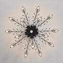 15-Light Chandelier Crystal Ceiling Lamp