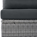 Outdoor Furniture Set Patio Rattan with Recliners and Tables