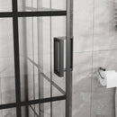 Goodyo Corner Shower Enclosure with Double Sliding Doors