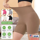 High-Waist Biker Shorts with Tummy Control for Workouts by LJGDeals