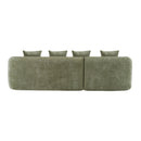 Modular L-Shape Sectional Sofa With Curved Chaise by HouseOfZazla