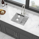 Quartz Composite Kitchen Sink With Workstation, Undermount by HouseOfZazla