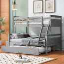 Bunk Bed With Ladder And Safety Guardrail by HouseOfZazla