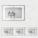 Medicine Cabinet With LED Vanity Mirror, Anti-Fog, Waterproof, Dimmable With Touch Switch by Unique Piece Furniture