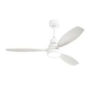 Ceiling Fan With Reversible DC Motor, LED Light, Solid Blades, Remote Control by Unique Piece Furniture