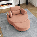 Sofa With Two Throw Pillows And A Waist Pillow With An Extra Tray For Comfortable Seating In Small Apartment Bedrooms by HouseOfZazla