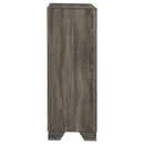 Funston - 4 Drawer Chest Of Drawers With Bar Handles - Brown Oak