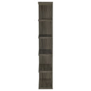 5 Shelf Bookcase - Gray