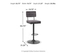 Strumford - Tall Swivel Barstool (Set of 2)