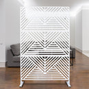Freestanding Outdoor & Indoor Freestanding Metal Privacy Screen