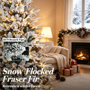 Snowy Frosted Artificial Christmas Tree