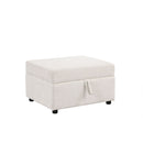 Movable Storage Ottoman Footrest For Living Room by HouseOfZazla