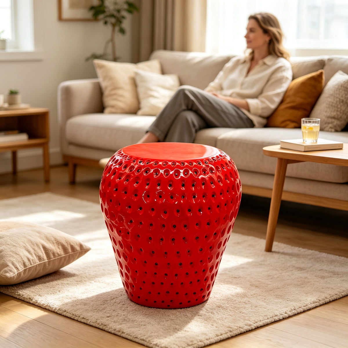 Strawberry Fruit Stool, photo 2 of 10