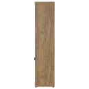Noriega - 3 Shelf Media Tower With Open Shelves And Hidden Cabinet Storage - Mango Color