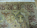 8' X 10' Safavieh Handmade Pakistan Oriental Floral Wool Rug Hand Knotted Organic
