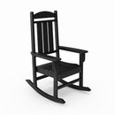 Traditional Porch Rocker Classic HDPE Poly Lumber For Porch, Patio, And Garden Comfort by HouseOfZazla